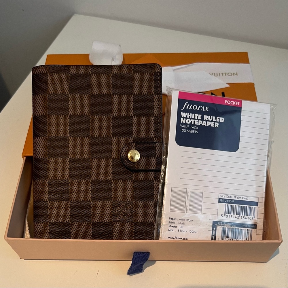 Louis Vuitton Damier Ebene Agenda PM Small Like New Gift